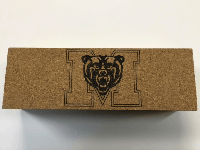 Lightweight CORK Edition, 1 Logo Per Block, large up to 5FT Tumbling Tower, logo sample