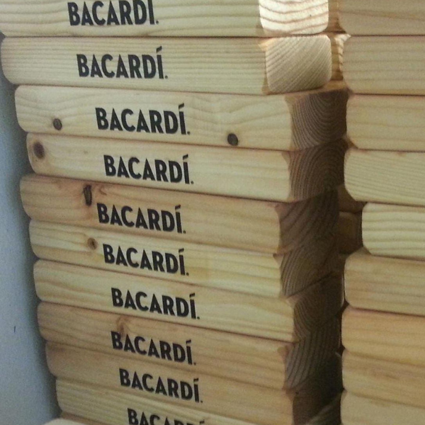 JUMBO upto 5ft Plain 2×4 Set – CUSTOM LOGO with 2 IMPRESSIONS on Each Block