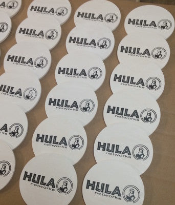 4 in Row Pucks - Custom LOGO