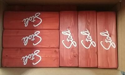 Jumbo tumbling tower, custom logo 1 color, sample 3